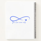 Carnet spirale aquarelle pour jumeaux (Dos)