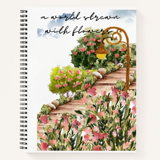 Carnet spirale avec aquarelle (Devant)