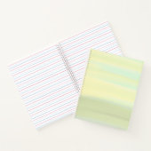 Carnet Spirale blanche inspirée par le coucher du soleil (Intérieur)