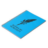Carnet Spirale bleue (Côté gauche)