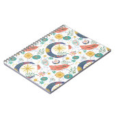 Carnet Spirale Bohème Céleste Plein de Reflets (Côté gauche)