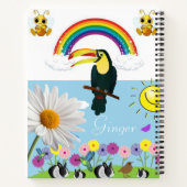 Carnet spirale Bumblebee lapins Parrot Sun (Dos)