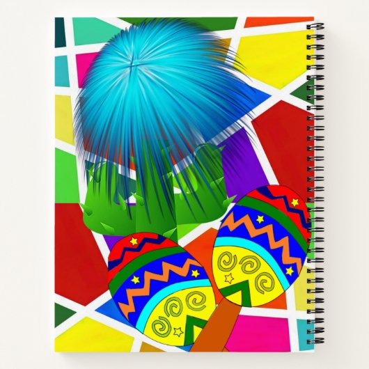 Carnet spirale Cactus mexicain (Dos)