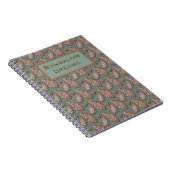Carnet spirale Carreaux de chêne imprimé (Côté Droit)