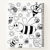 Carnet spirale colorier Bumblebee (Dos)