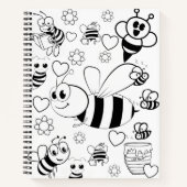 Carnet spirale colorier Bumblebee (Devant)