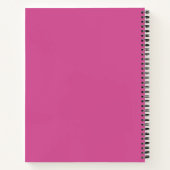 Carnet Spirale contemporaine géométrique abstraite coloré (Dos)