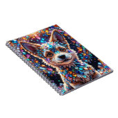 Carnet spirale cristal chien (Côté Droit)