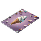 Carnet spirale de crème glacée (Côté gauche)