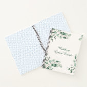 Carnet Spirale de Mariage de Bohême vert et blanc (Intérieur)