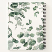 Carnet Spirale de Mariage de Bohême vert et blanc (Dos)