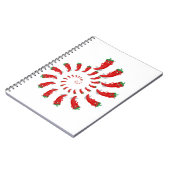 Carnet Spirale de Pepper Diva Rouge (Côté gauche)