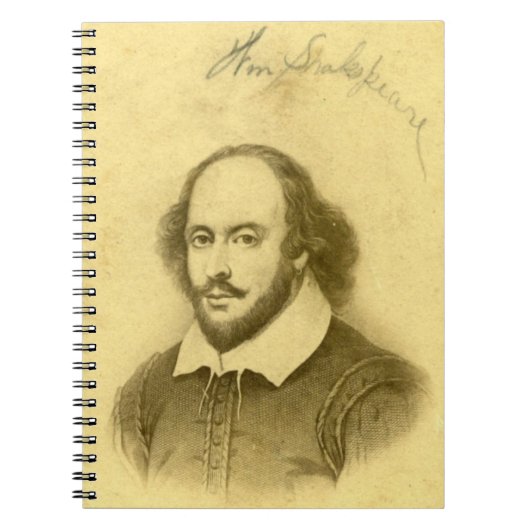 Carnet Spirale de Shakespeare (Devant)