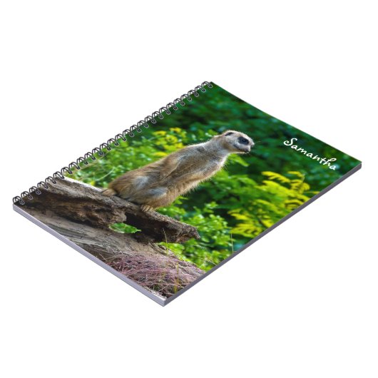 Carnet spiralé de suricate (Côté gauche)