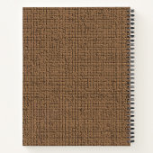 Carnet spirale de vache à vapeur (Dos)