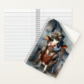 Carnet spirale de vache à vapeur (À l'intérieur)