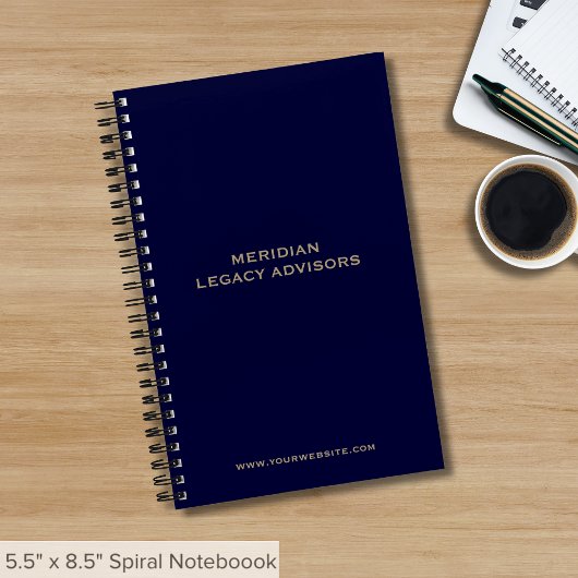 Carnet Spirale d'entreprise simple