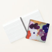 Carnet spirale des anémones de printemps (Intérieur)