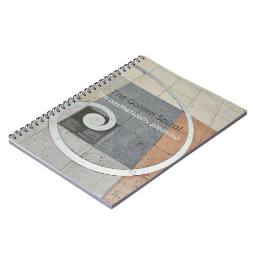 Carnet Spirale dorée de Fibonacci (Côté gauche)