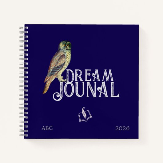 Carnet spirale Dream Journal (Devant)