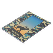 Carnet spirale Elk et Camo (Côté gauche)