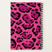 Carnet Spirale Empreinte de léopard rose (Verso)