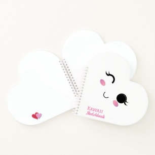 Carnet spirale fillette Kawaii