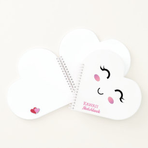 Carnet spirale fillette Kawaii