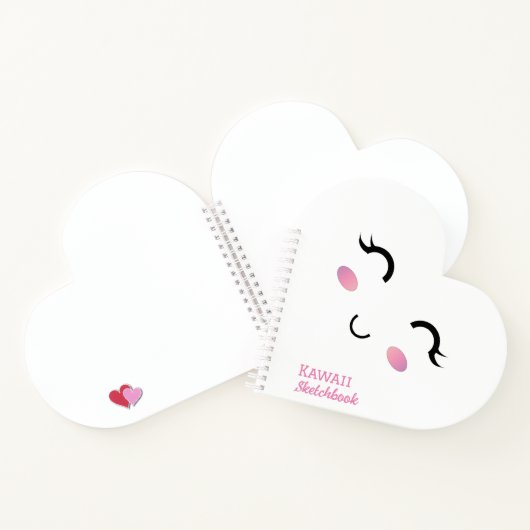 Carnet spirale fillette Kawaii (Intérieur)