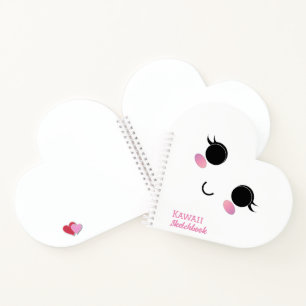 Carnet spirale fillette Kawaii