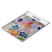 Carnet Spirale Fleurs et Ballons (Côté gauche)