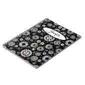 Carnet Spirale Florale Géométrique (Côté gauche)