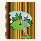 Carnet spirale Golfer Stripe (Devant)