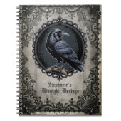 Carnet Spirale Gothique Raven (Devant)