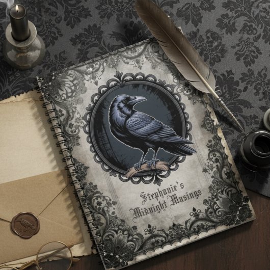 Carnet Spirale Gothique Raven