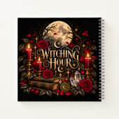 Carnet Spirale Heure Ensorcelante Roses Gothiques (Dos)