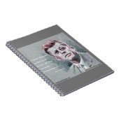 Carnet spirale JFK & Citation (Côté Droit)