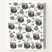 Carnet spirale Kitten Meow Cat (Dos)