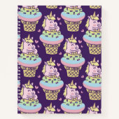 Carnet spiralé licorne Sweet Pride (Devant)