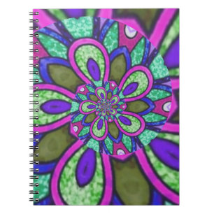 Carnet spirale mandala