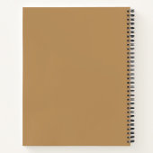 Carnet spiralé minimaliste – « Essentials » (Dos)