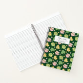 Carnet Spirale Monogramme Rétro Groovy Saint-Patrick (Intérieur)