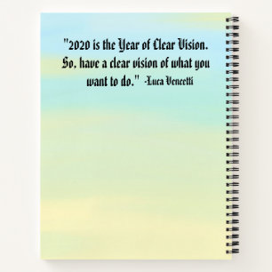 Carnet Spirale Motivationnelle inspirée par le coucher du