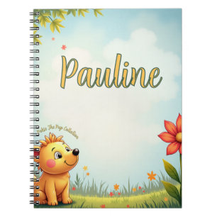 carnet spiralé personnalisé pour enfants