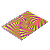 Carnet Spirale psychédélique à cinq bras (Côté gauche)