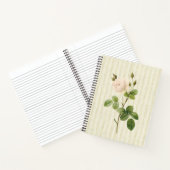 Carnet spirale Rose beige Floral (Intérieur)