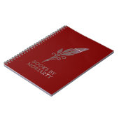Carnet Spirale rouge (Côté gauche)