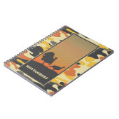 Carnet spirale turque et camo (Côté gauche)