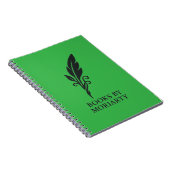 Carnet Spirale verte (Côté Droit)