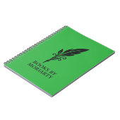 Carnet Spirale verte (Côté gauche)